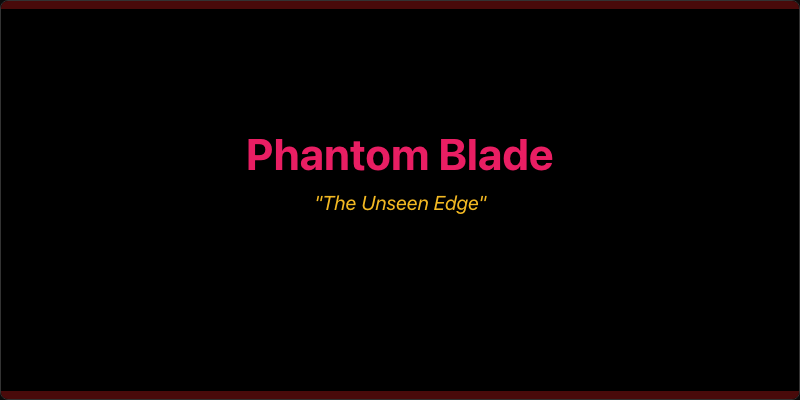 Phantom Blade boss intro screen in Stickman Fighter
