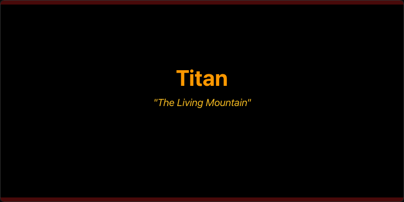 Titan boss intro screen in Stickman Fighter
